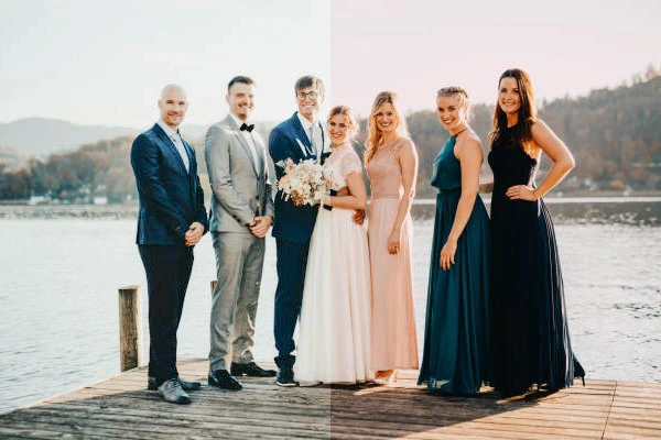 raw image conversion for wedding photos