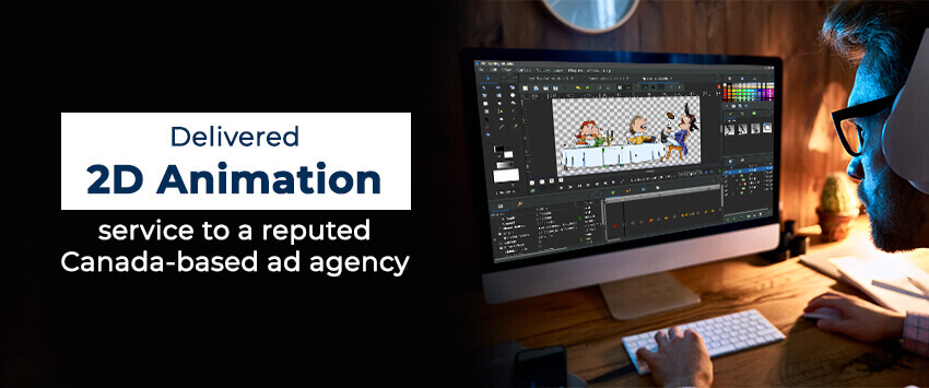 2D Animation Support Delivered to an Ad Agency- MAPSystems
