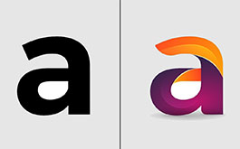2D logo to 3D logo conversion