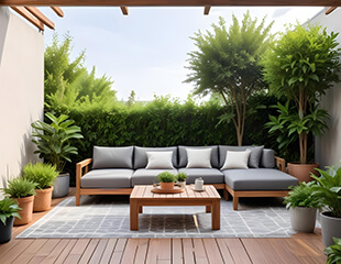 Outdoor furniture modeling