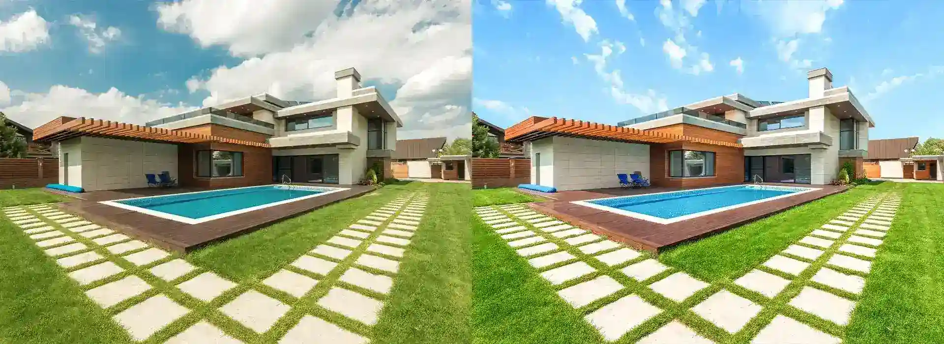 Real Estate Photo Sky Replacement Services