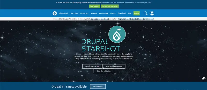 Drupal home page