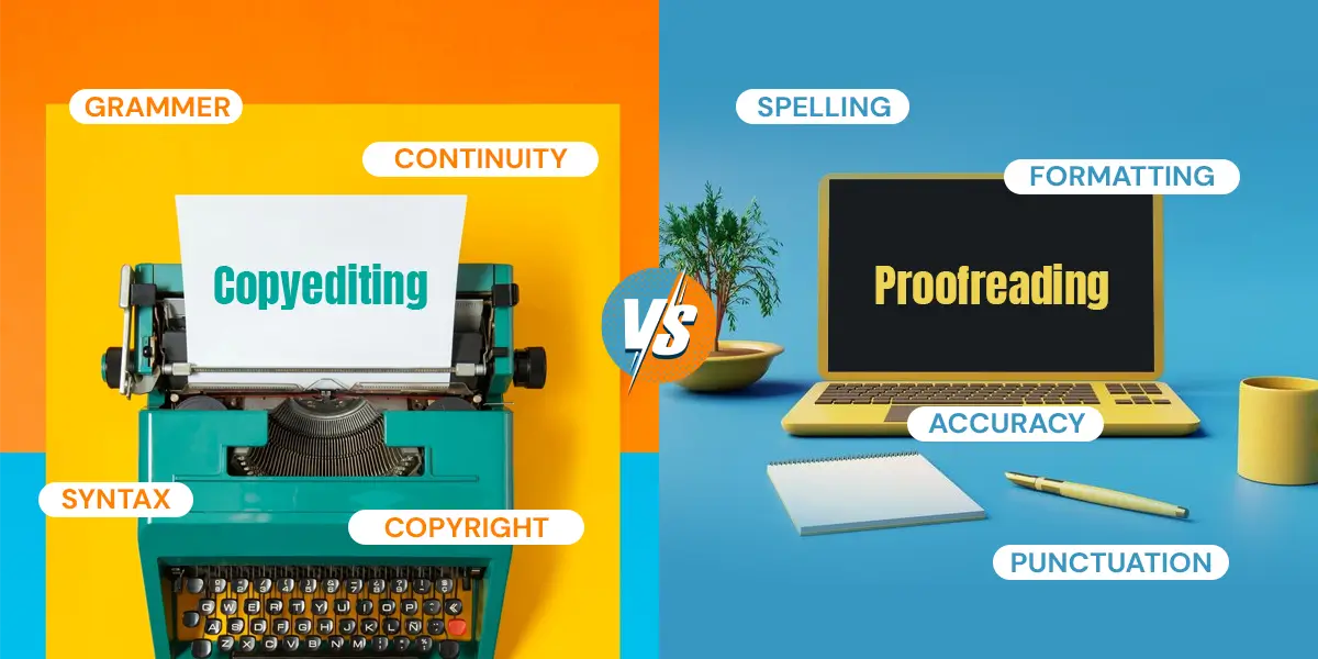proofreading vs copy editing