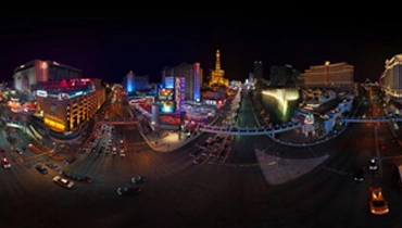 360° drone shot panorama