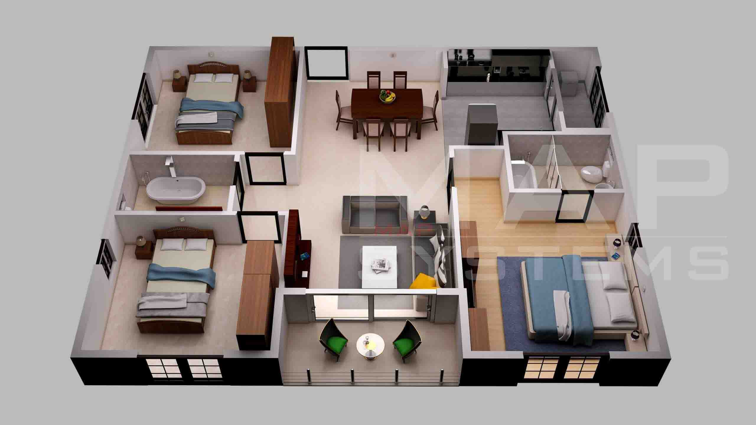 Professional Floor Plan And Dollhouse Services | NoTriangle