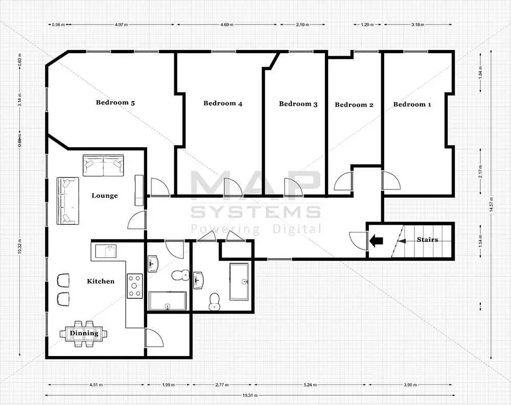 bedroom 3d floor plan