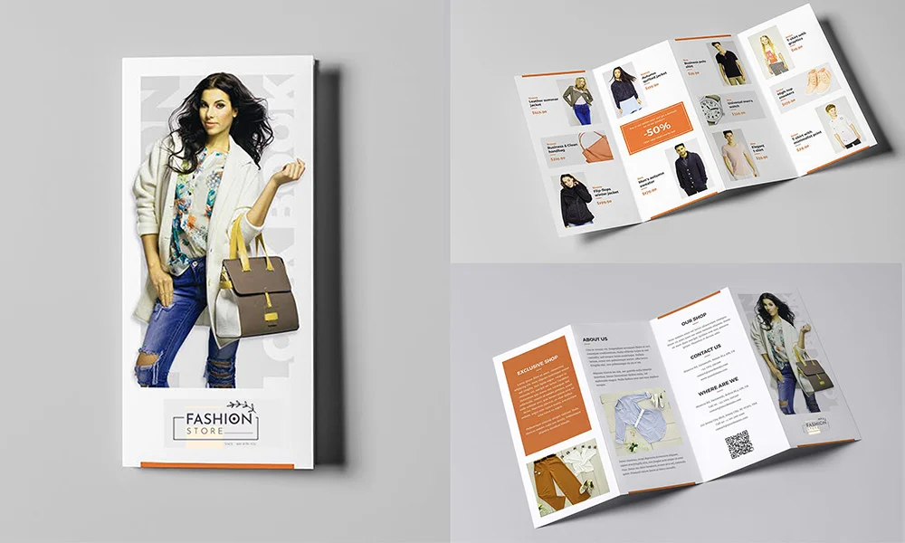 fashion brochure template