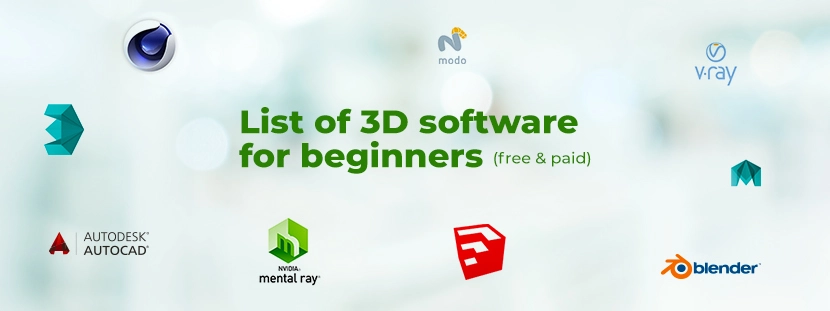 Paid & Free 3D Design Software for Beginners - MAPSystems