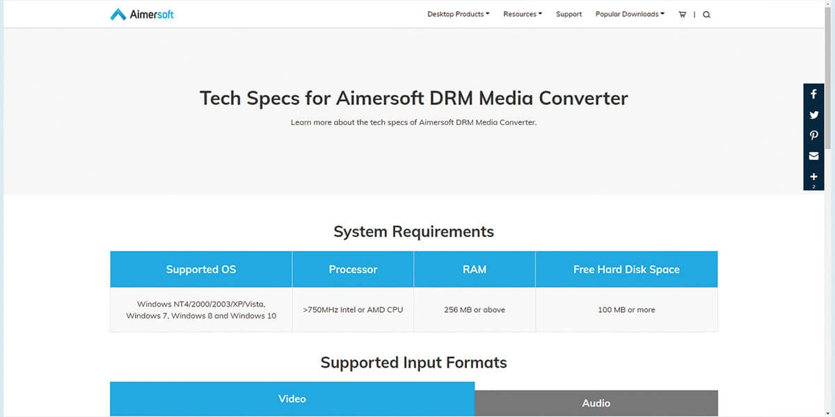 Aimersoft DRM Media Converter