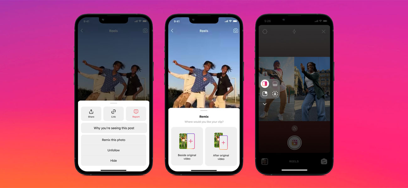 already exsiting reel remix