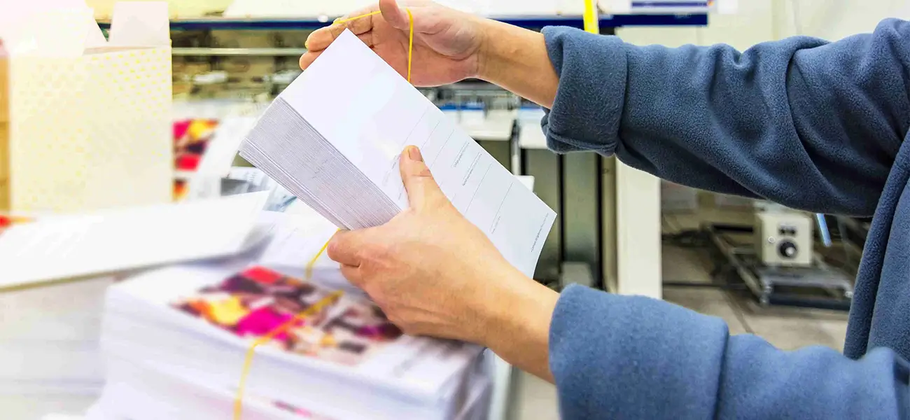 Careful selection of print material