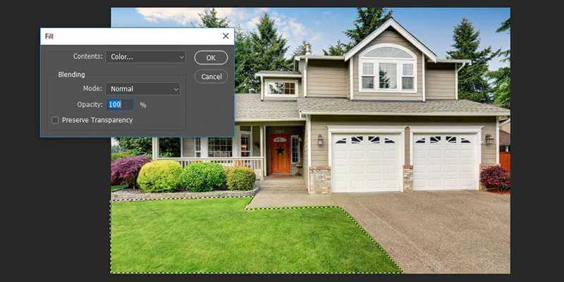 high-contrasting color