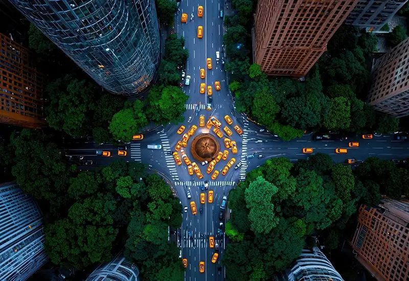 A down-shot of a sleeping person