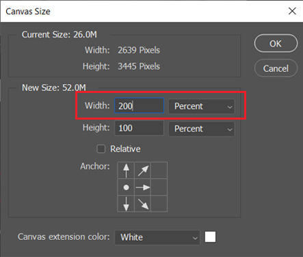 Expanding the canvas