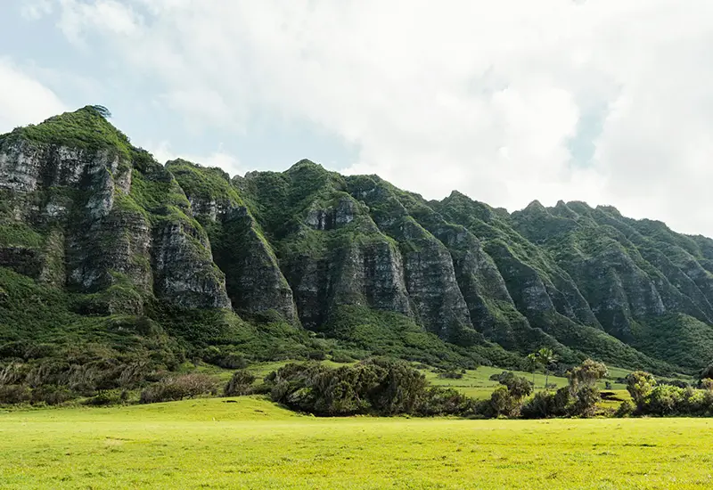 An extreme wide shot of a location