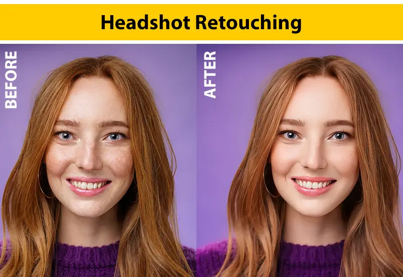 headshot retouching