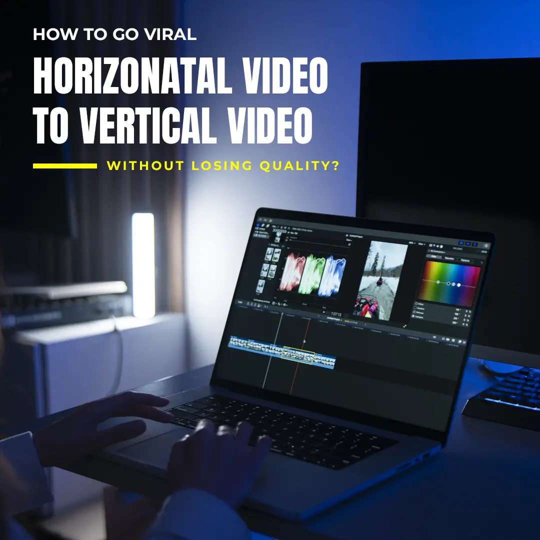 How to convert horizontal videos to vertical