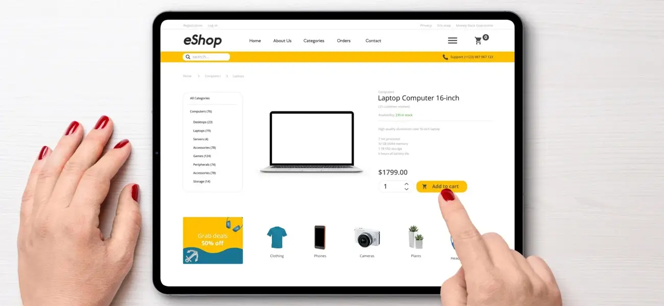Integrate a button for viewing cart