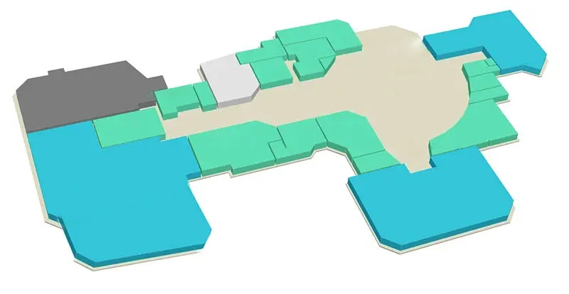 Interactive 3D floor maps