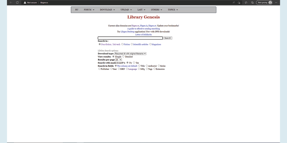 Library Gen List of Websites for Free eBooks Download - MAPSystems