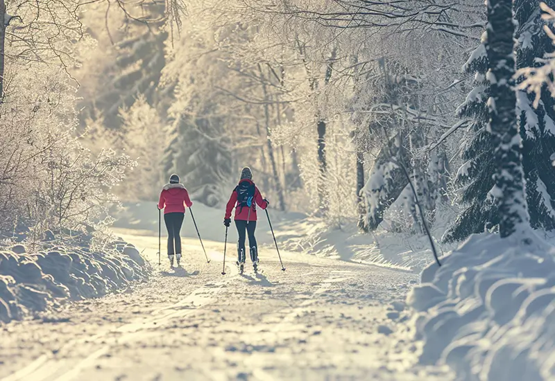 Wide shot of a person