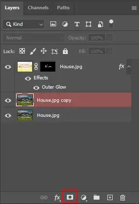 Masking option with press & holdALT key