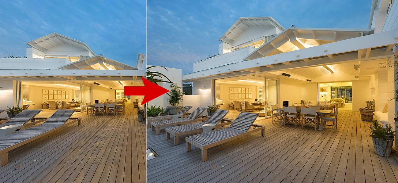 The Photoshop wide angle filter for best angles