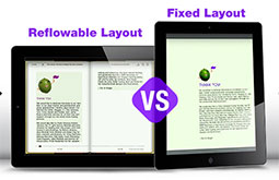 difference between fixed layout and reflowable format