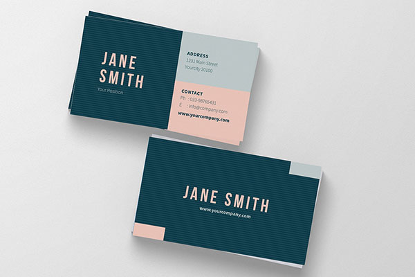 Different Business Card Sizes And Dimensions