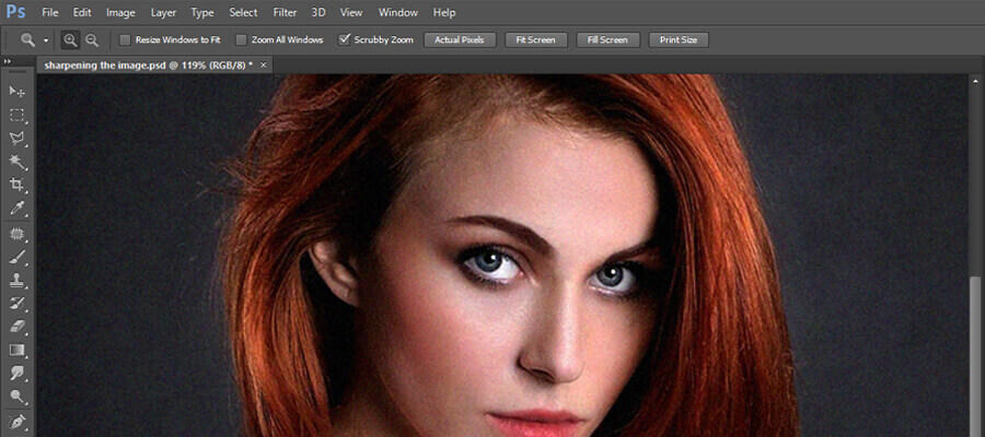 Professional Headshot Retouching Using Adobe Photoshop - Tips