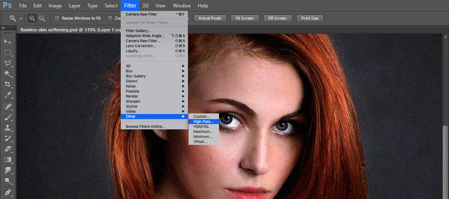 How to edit headshots in Photoshop photoshop skin retouching