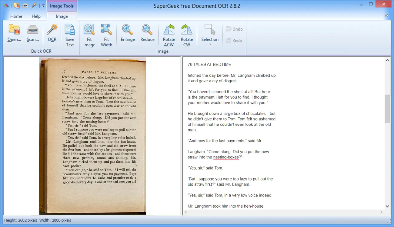 SuperGeek Free Document OCR