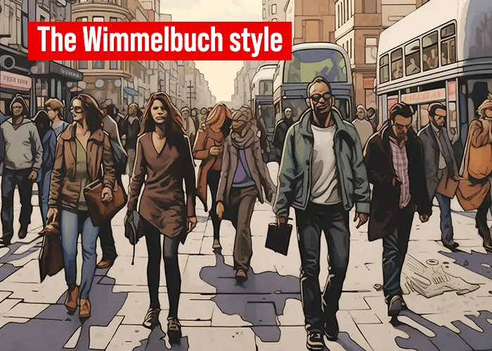 The Wimmelbuch style