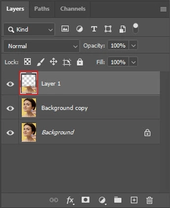 thumbnail of layer from layer panel