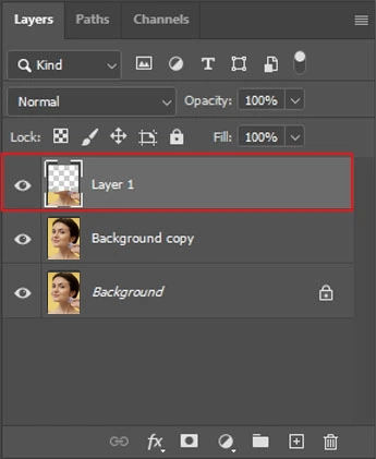 turn the selection into a new layer