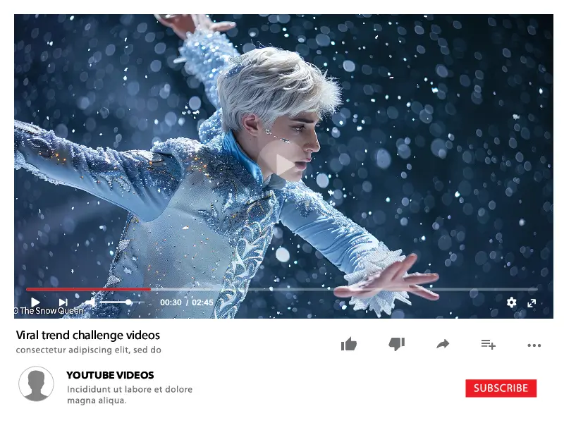 Viral trend challenge videos