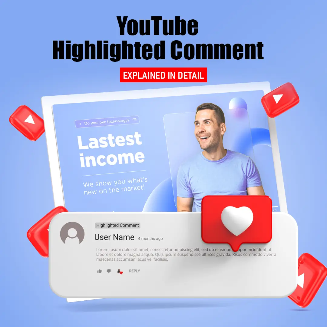 Youtube highlighted comments